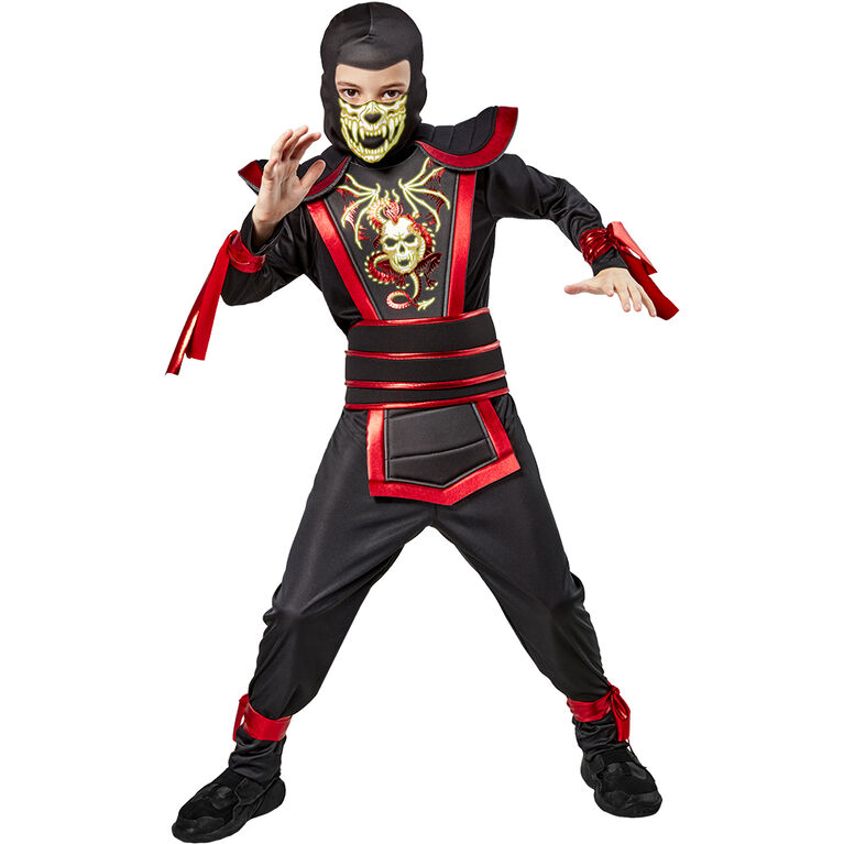 Costume de guerrier Ninja lumineux