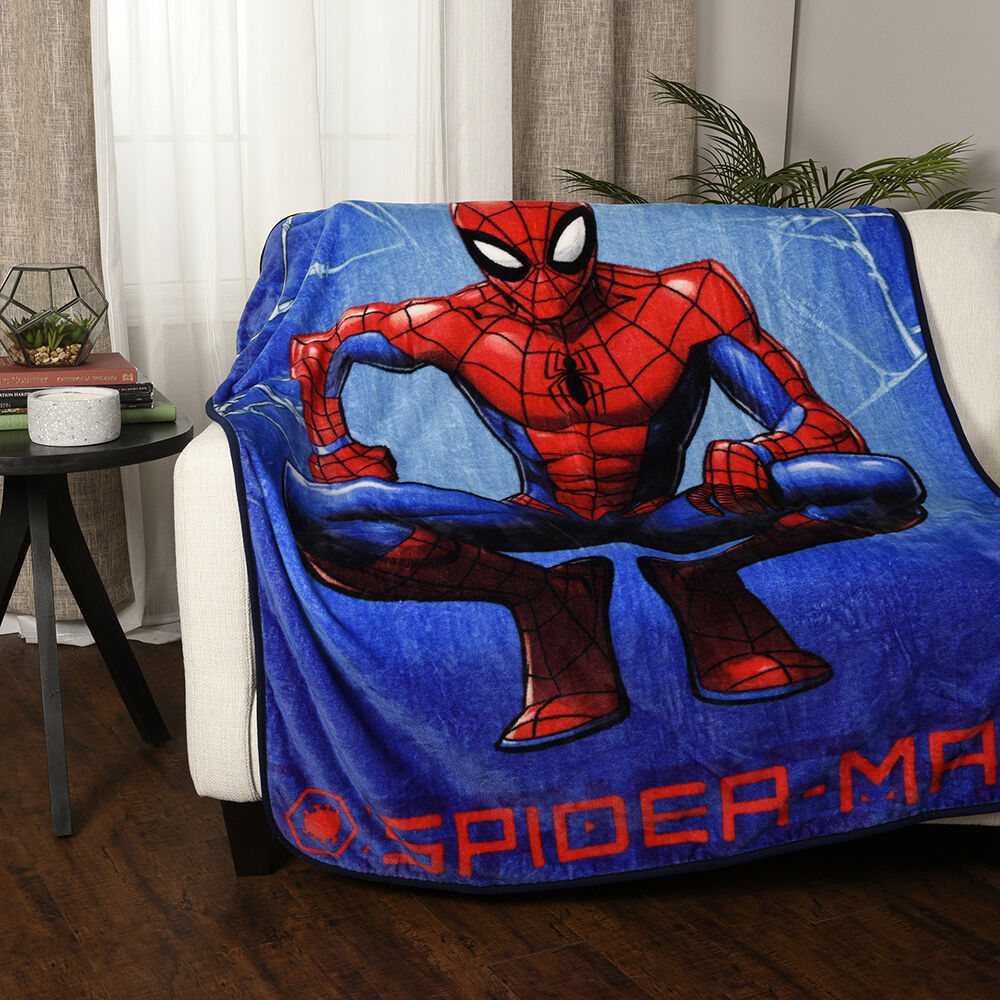 Spider Man Kids Fleece Throw Blanket 50x60