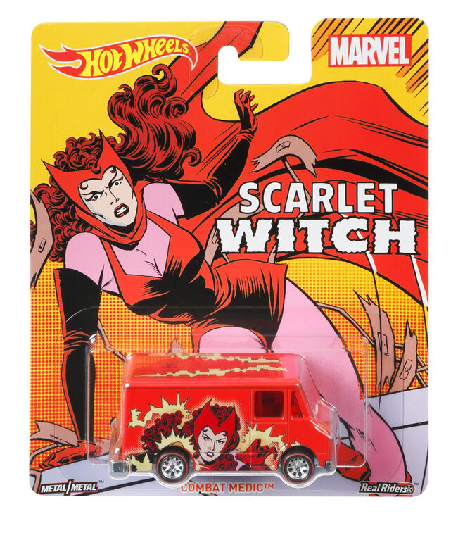 Hot Wheels Pop Culture Marvel Scarlet Witch Combat Medic Vehicle
