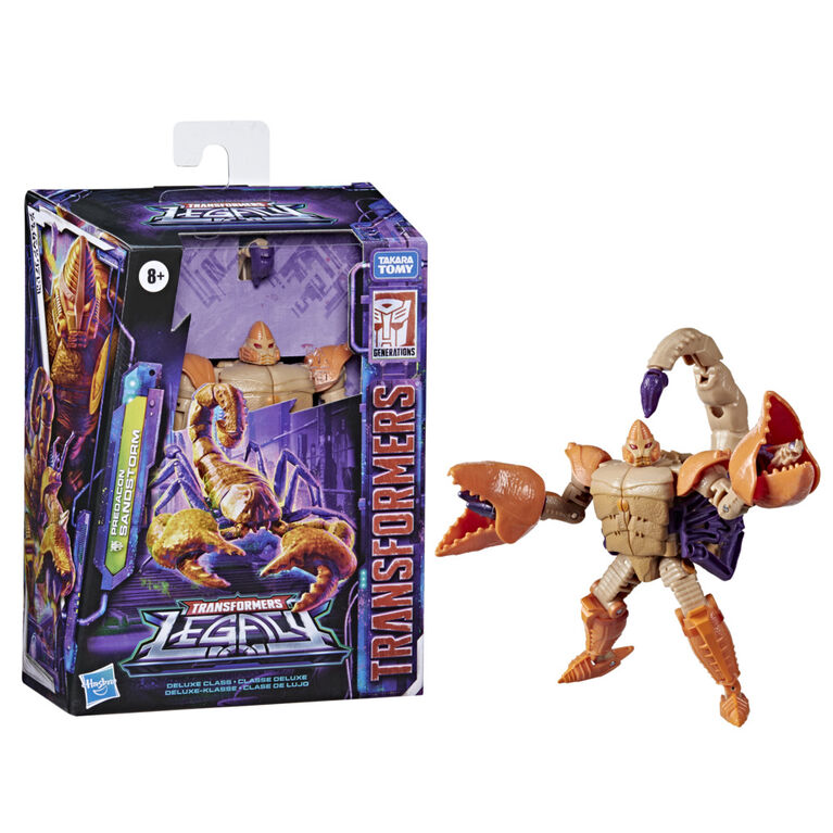 Transformers Toys Generations Legacy Deluxe Predacon Sandstorm Action Figure, 5.5-inch