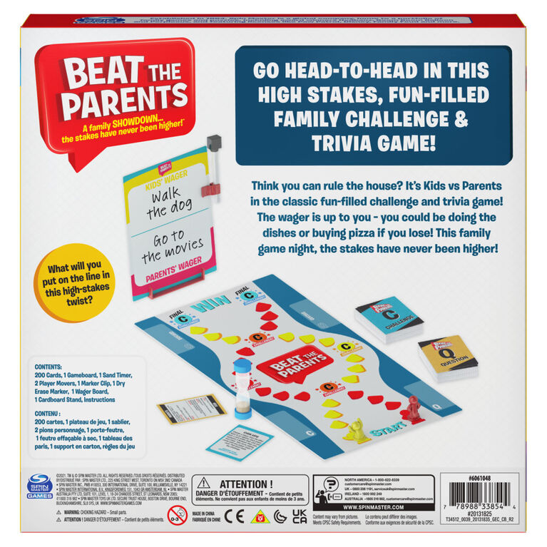 Beat the Parents Classic Family Trivia Game