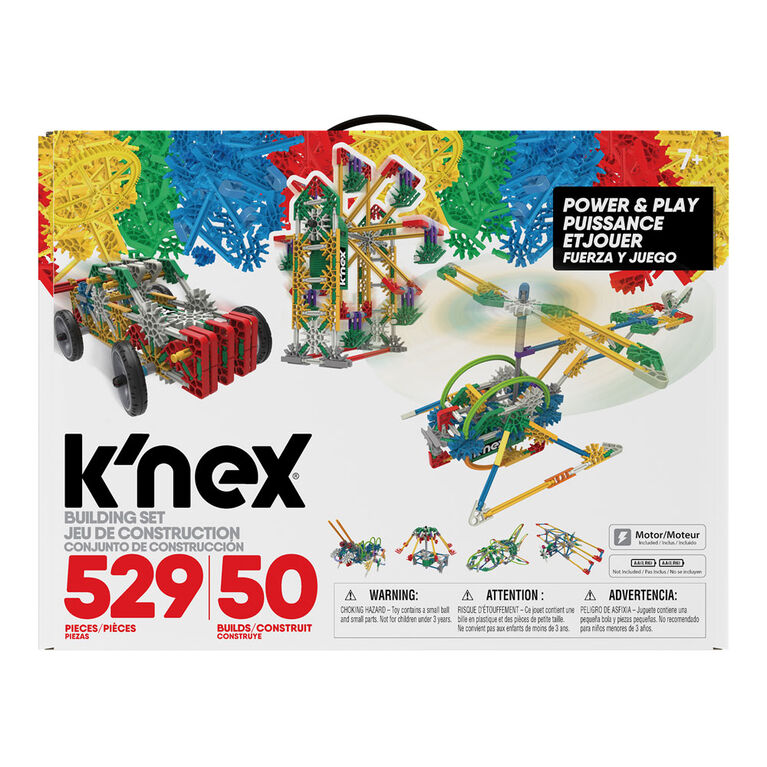 K'NEX Power and Play - 529 PC / 50 modèles