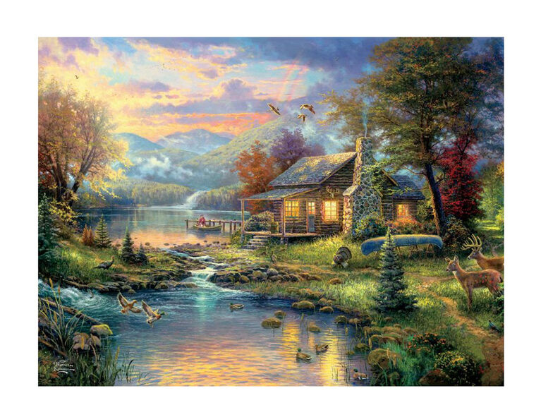 Ceaco Thomas Kinkade Puzzle Spécial de 750 pièces Paradis De La Nature