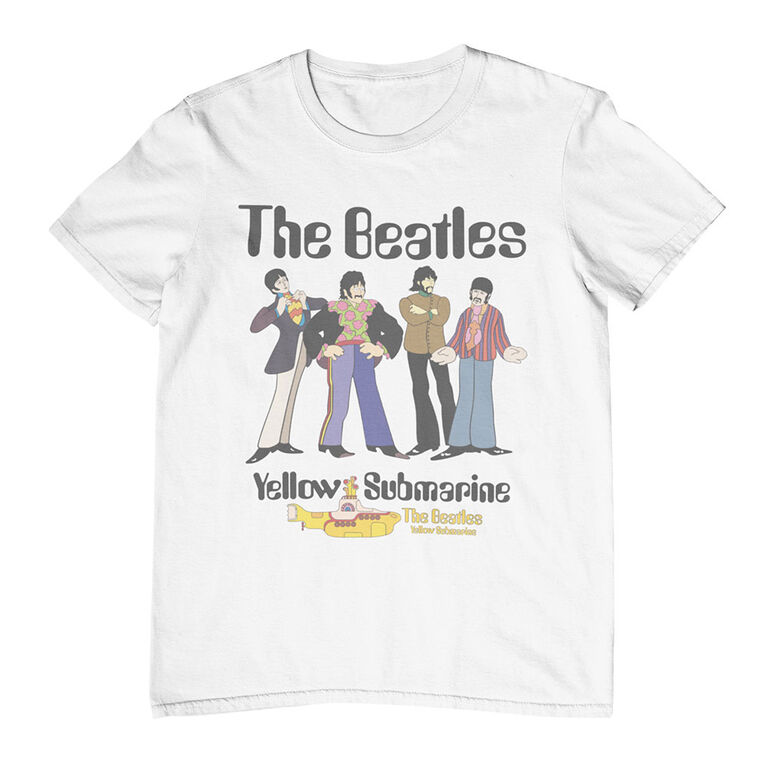 Sous-marin jaune des Beatles- Tshirt blanc-Grand