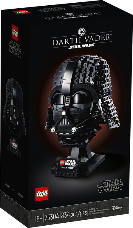 LEGO Star Wars TM Le casque de Darth Vader 75304 (834 pièces)