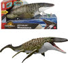 Jurassic World Rebirth Bite N Blast Mosasaurus Action Figure and Mini Dilophosaurus, Dinosaur Toy