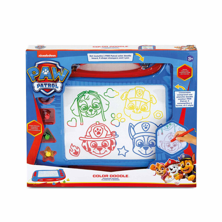 Planche à dessin Paw Patrol Color Doodle Draw - Notre exclusivité