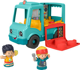 Fisher-Price Little People Serve It Up Food Truck Musical Toddler Toy, Multilanguage Version