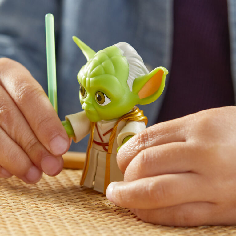 Star Wars Young Jedi Adventures Yoda Action Figure, Star Wars Toys, Preschool Toys (3 Inch)