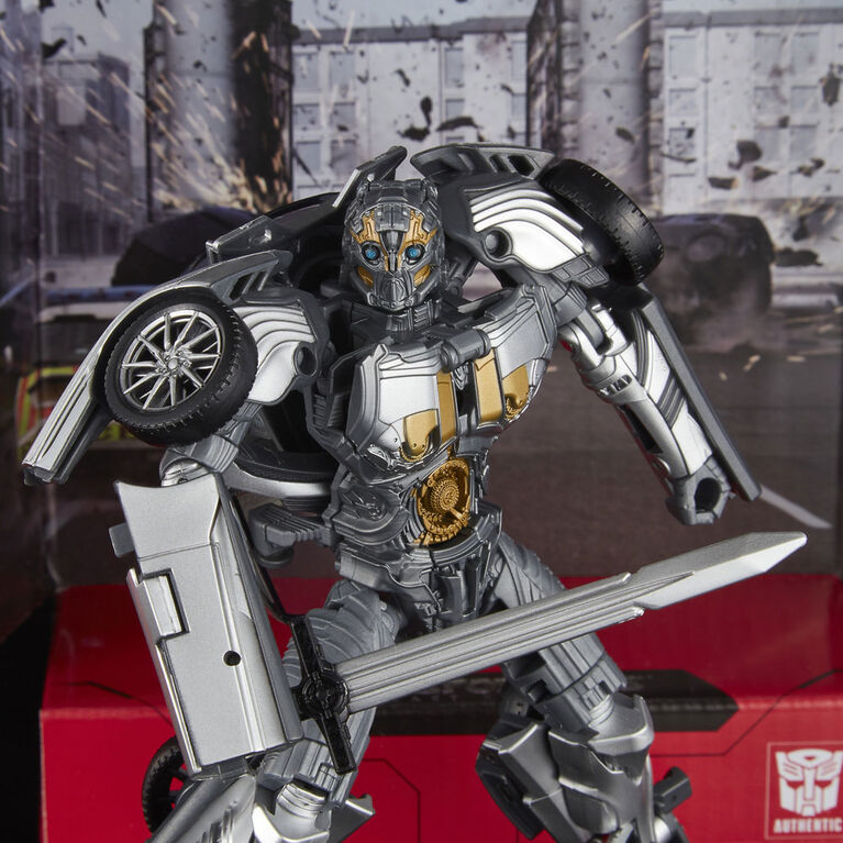 Transformers Studio Series 39, figurine Cogman du film Transformers: Le dernier chevalier, classe de luxe.