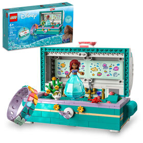 LEGO  Disney Le coffre au trésor d'Ariel 43229 Ensemble de jeu de construction (370 pièces)