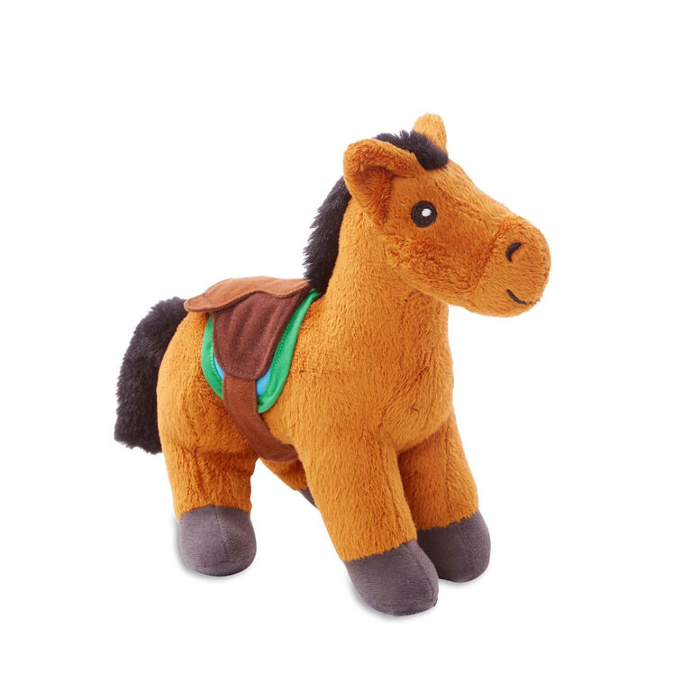 Melissa & Doug Feed & Groom Horse Care Play Set With Plush Stuffed Animal (23 pcs)