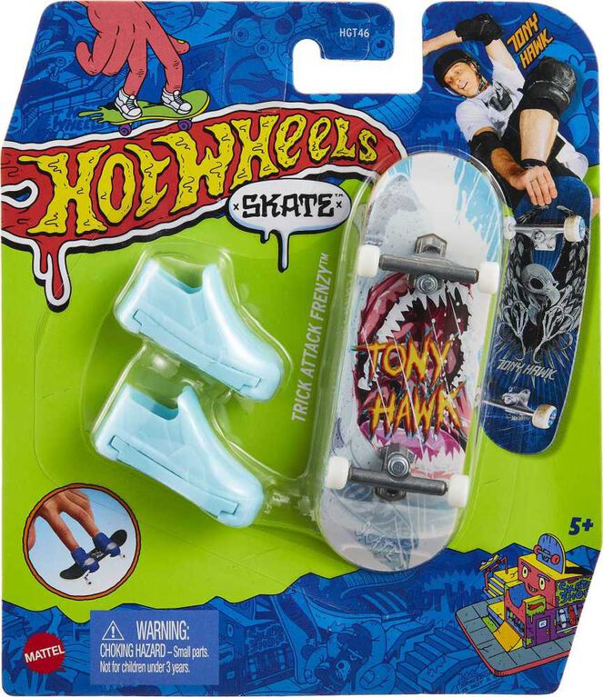 Hot Wheels Skate-Coffret Fingerboard et Chaussures