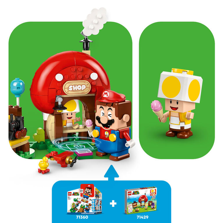 LEGO Super Mario Ensemble d'extension Chipin et la boutique Toad