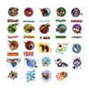 Orb Arcade Royaume Sauvage & Dino Tatouage 4D - Les couleurs et les motifs peuvent varier