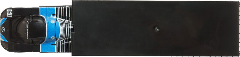 Hot Wheels Team Transport Truck & Race Car, Gift for Racing Collectors