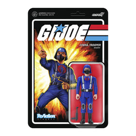 G.I. Joe ReAction Figures Wave 1 - Cobra Trooper Y-Back (Pink)