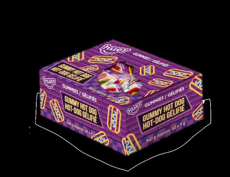 Huer Gummy Hot Dogs 60Ct
