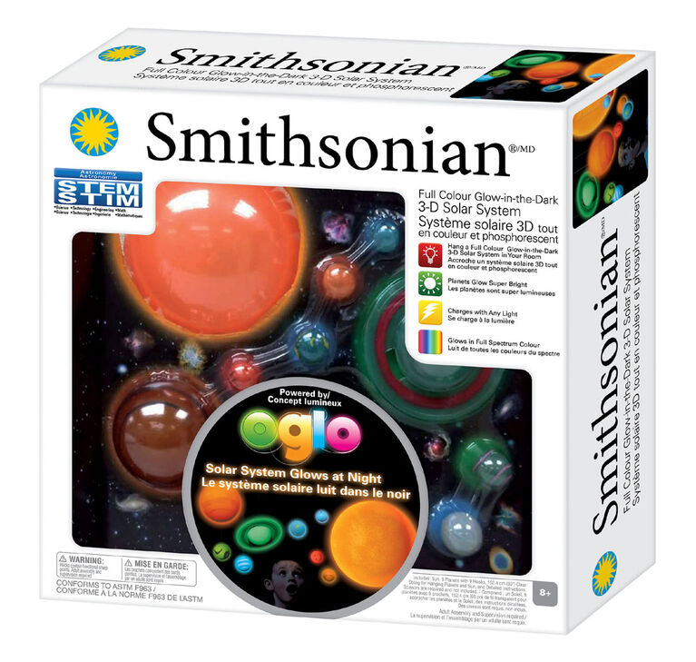 Smithsonian Glow-in-the-Dark 3D Solar System