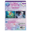 Disney Princess, 100-Piece Reversible Jigsaw Puzzle Double-Sided The Little Mermaid Ariel and Ursula