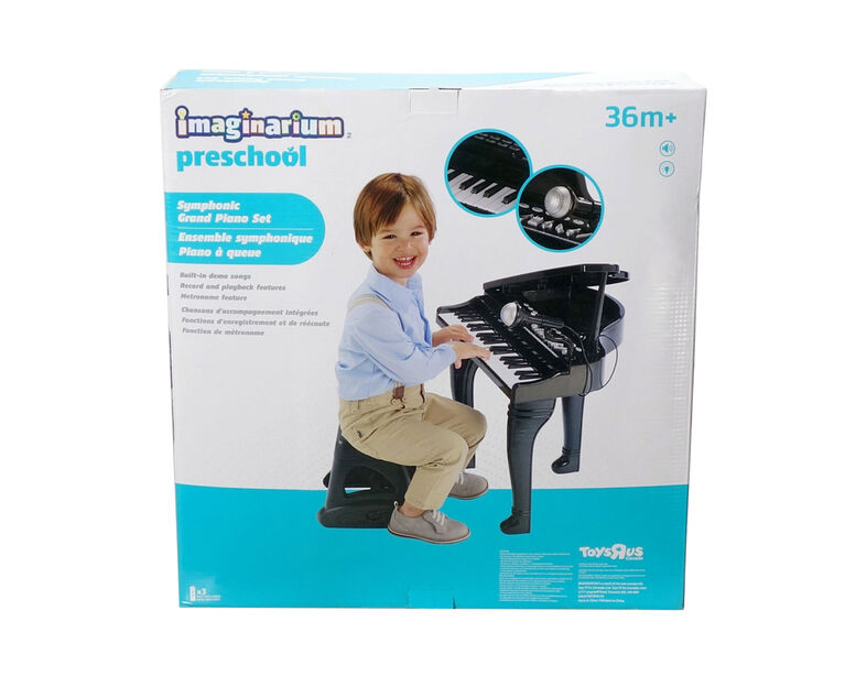 Imaginarium Preschool - Symphonic Grand Piano Set - Black