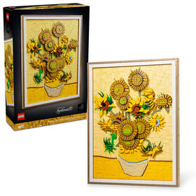LEGO Art Vincent van Gogh - Sunflowers Building Set for Adults - Creative Activity for Art Lovers - 31215