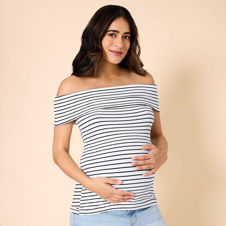 Motherhood Off The Shoulder Top