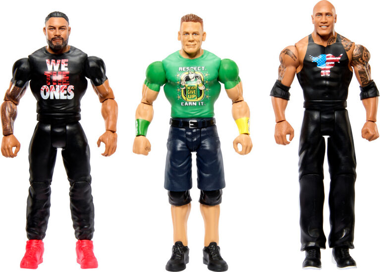 WWE-Superstar-Coffret 3 figurines articulées