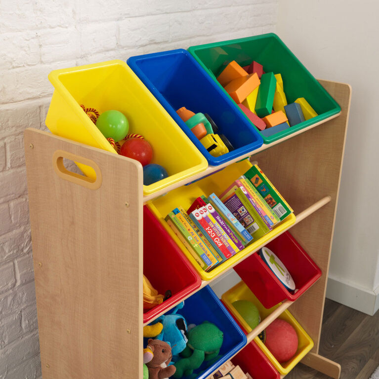 Sort It & Store It Bin Unit - Primary & Natural