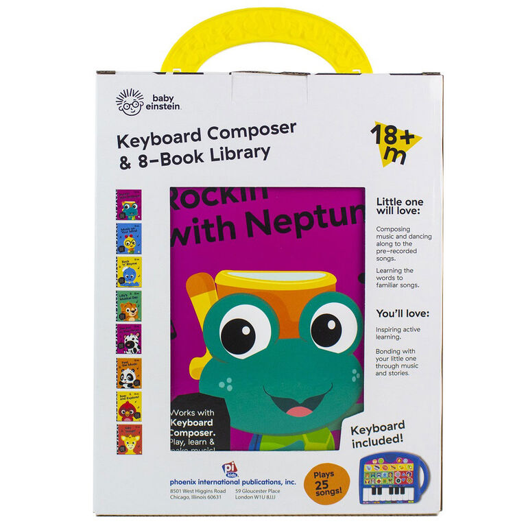 Baby Einstein Keyboard Composer & 8 Book Library