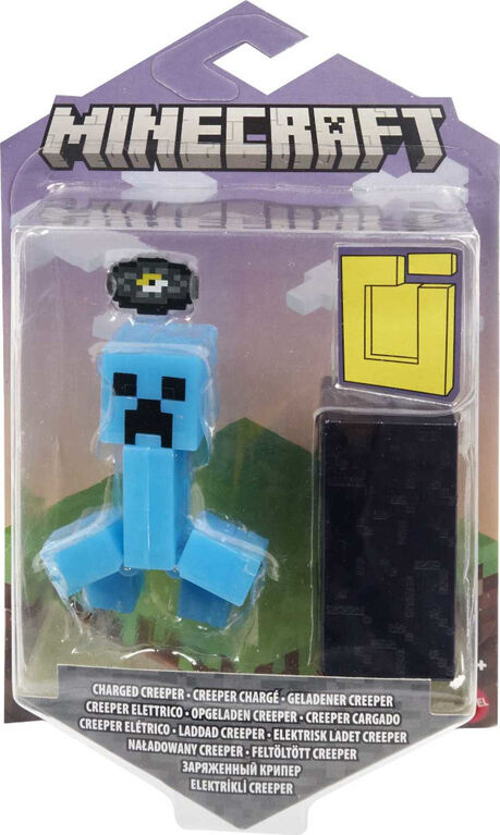 Minecraft - Figurine - Crée-Un-Portail - Creeper Électrisé