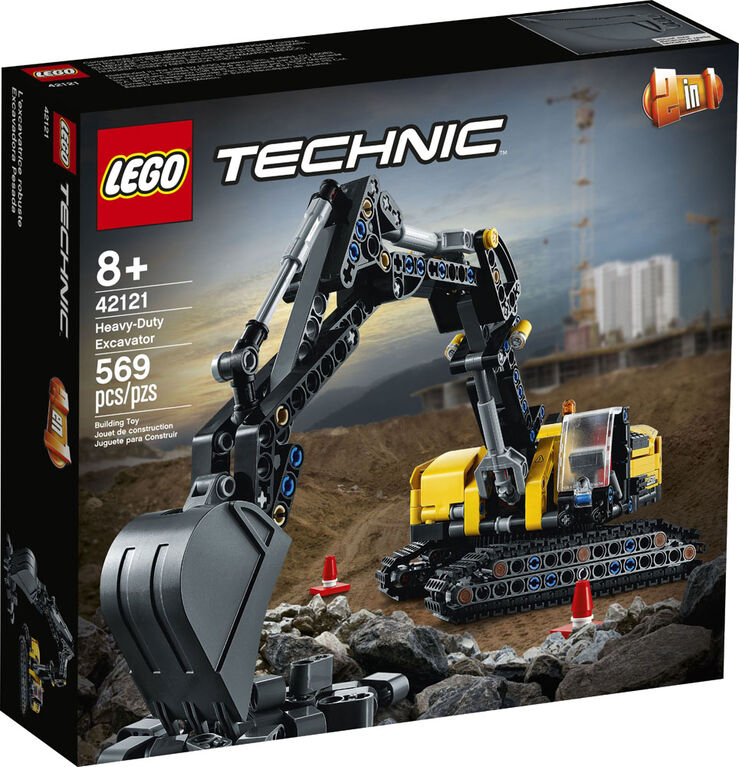 LEGO Technic Heavy-Duty Excavator 42121 (569 pieces)