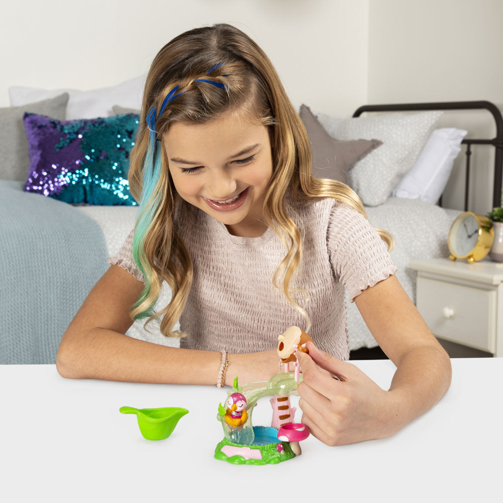 hatchimals water slide