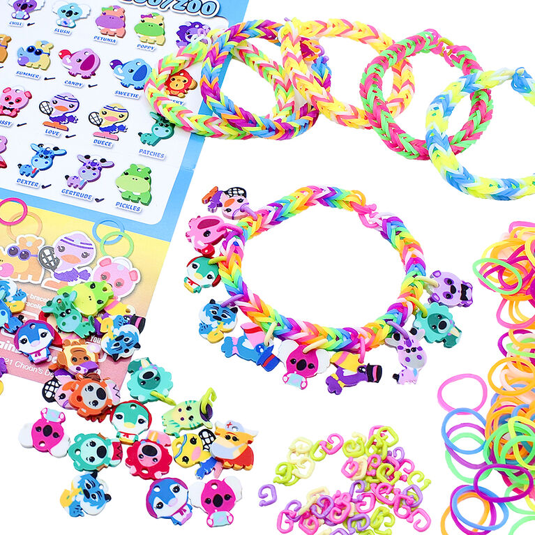  Rainbow Loom® Loomi-Pals Dino Collectible, Features 30 Mystery  Cute Dino Themed Charms and 600 Colorful Rubber Bands All in a RESEALABLE  Bag, Great Gifts for Boys and Girls 7+ : Toys