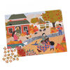 Spin Master Puzzles, Marie's Pumpkin Patch Jigsaw Puzzle 500 Pieces by Artist Fiona Lee with Wall Decor Poster