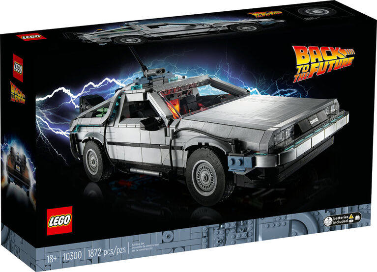 LEGO Back to the Future Time Machine 10300 Building Kit for Adults (1,856 Pieces)