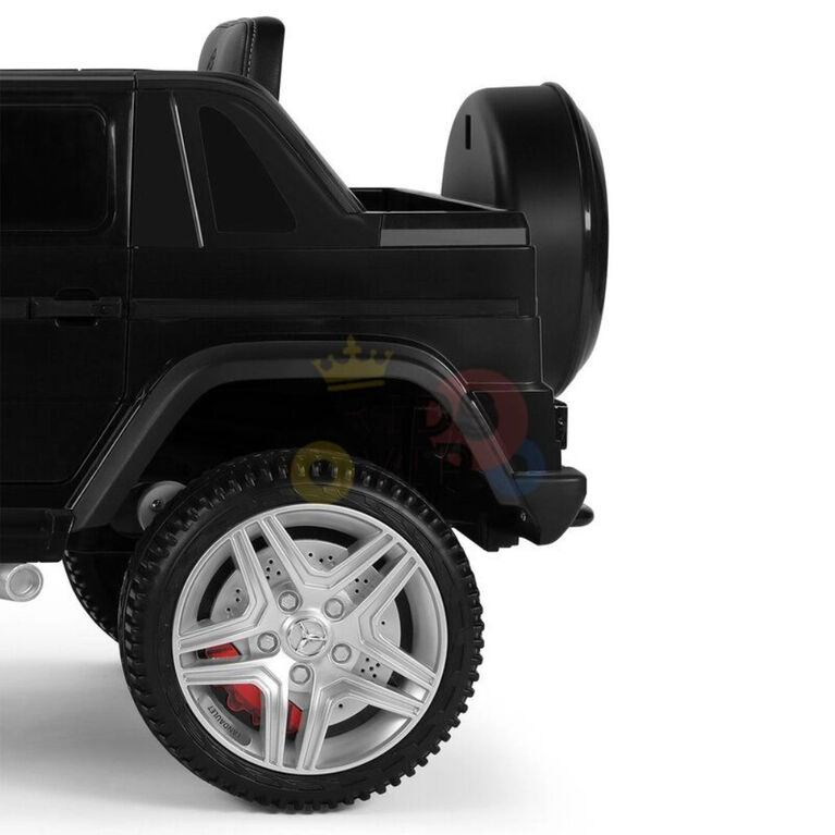 KidsVip 12V Kids and Toddlers Mercedes G650s Maybach 4WD Ride On Car w/Remote Control - Black - English Edition