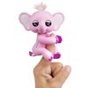WowWee Fingerlings Baby Elephant - Nina (Pink) - Interactive Toy