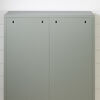 Crea Metal Mesh 2-Door Cabinet SageGreen