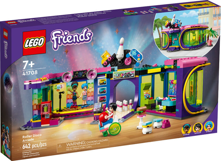 LEGO Friends L'arcade de patin disco 41708 (642 pièces)