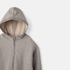 Zip Hoodie Dk Grey Mix 12-18M