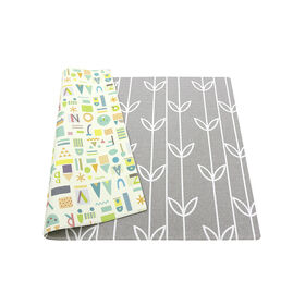 Tapis de Jeu BabyCare - Pétale de Mer Gris - Moyen