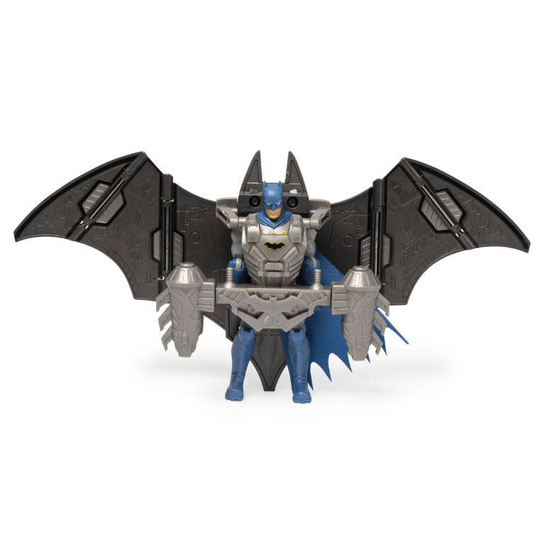 BATMAN, 4-Inch BATMAN Mega Gear Deluxe Action Figure with Transforming Armor