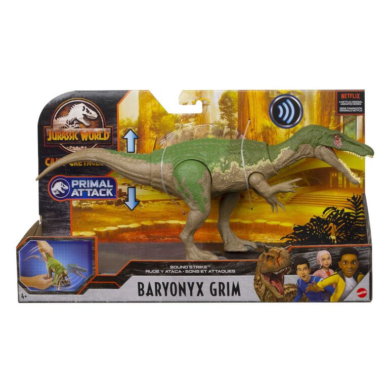 Jurassic World Camp Cretaceous Sound Strike Baryonyx Grim