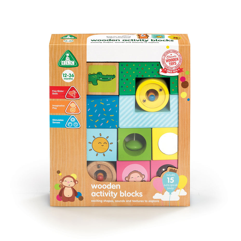 Early Learning Centre Wooden Activity Blocks English Edition R Exclusive