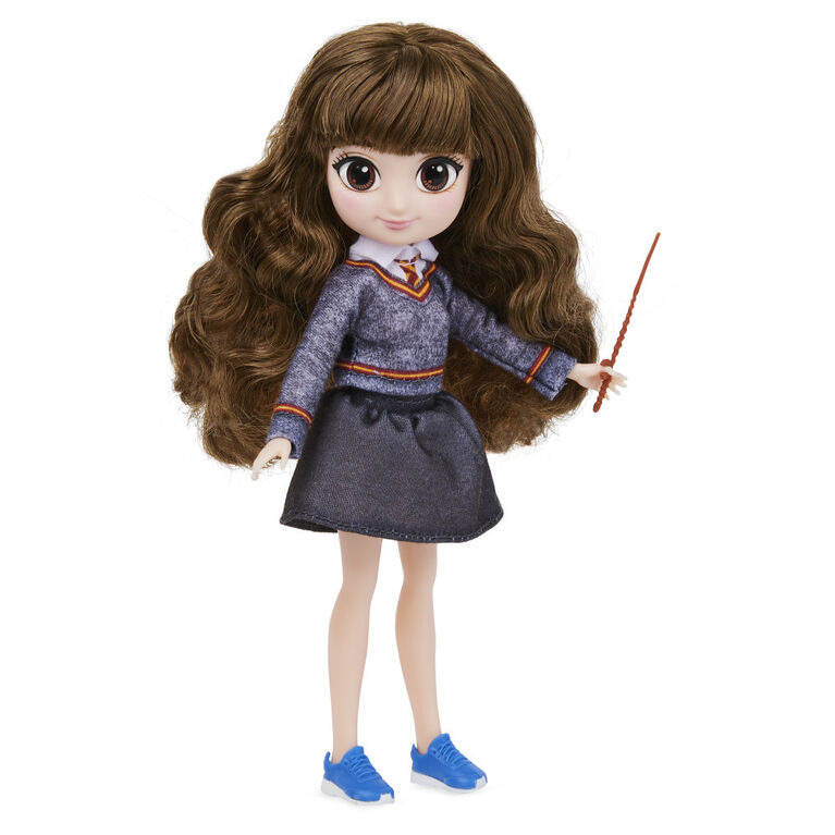 Wizarding World, Coffret cadeau poupée Brilliant Hermione Granger de 20,3 cm avec 5 accessoires et 2 tenues