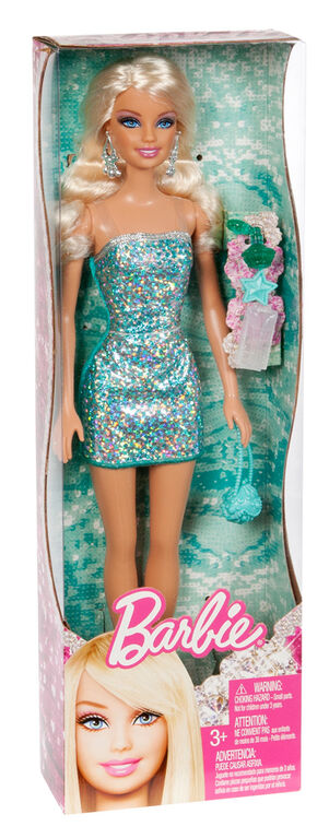Poupée Barbie Glitz - Bleu