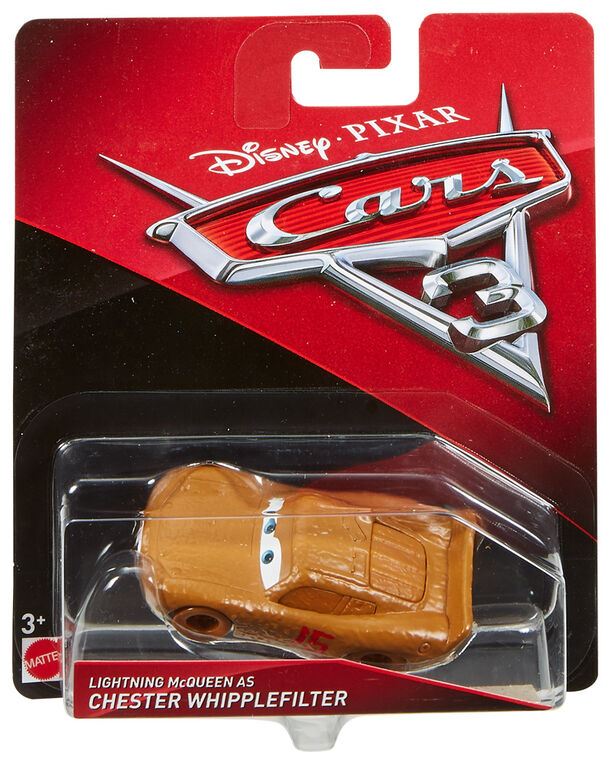 Disney Pixar Cars 3 Lightning Mcqueen As Chester Whipplefilter Die-cast Vehicle - English Edition