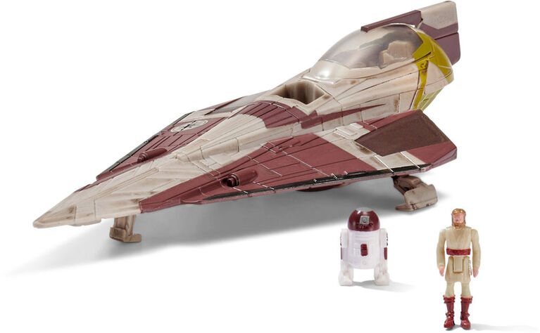 Star Wars Micro Galaxy Squadron 3" Vehicle - Obi Wan's Jedi Starfigher