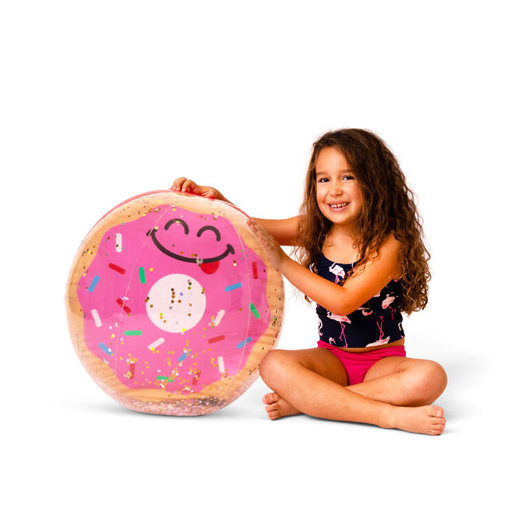 Ballon De Plage Sparkly Xl Beignet - Édition anglaise